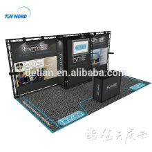 Detian Offer 10x20 20ft aluminium exhibition booth truss display